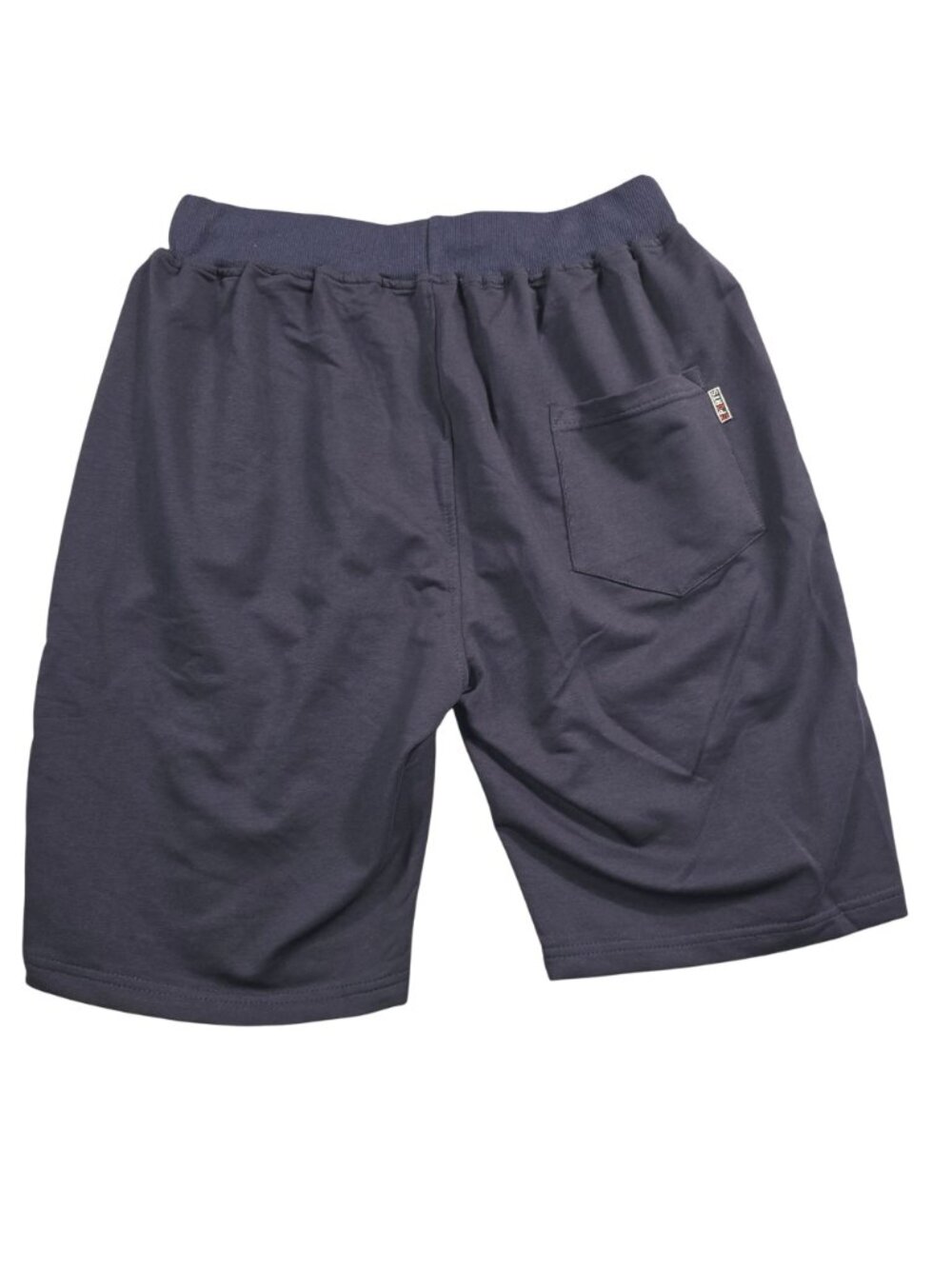 Men's Navy Short Drawstring with Zipper Pockets - Picture 4 of 4